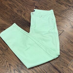 NYDJ Mint Green Ankle Jeans